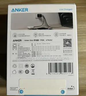 Anker 70W 4 Ports Charger
