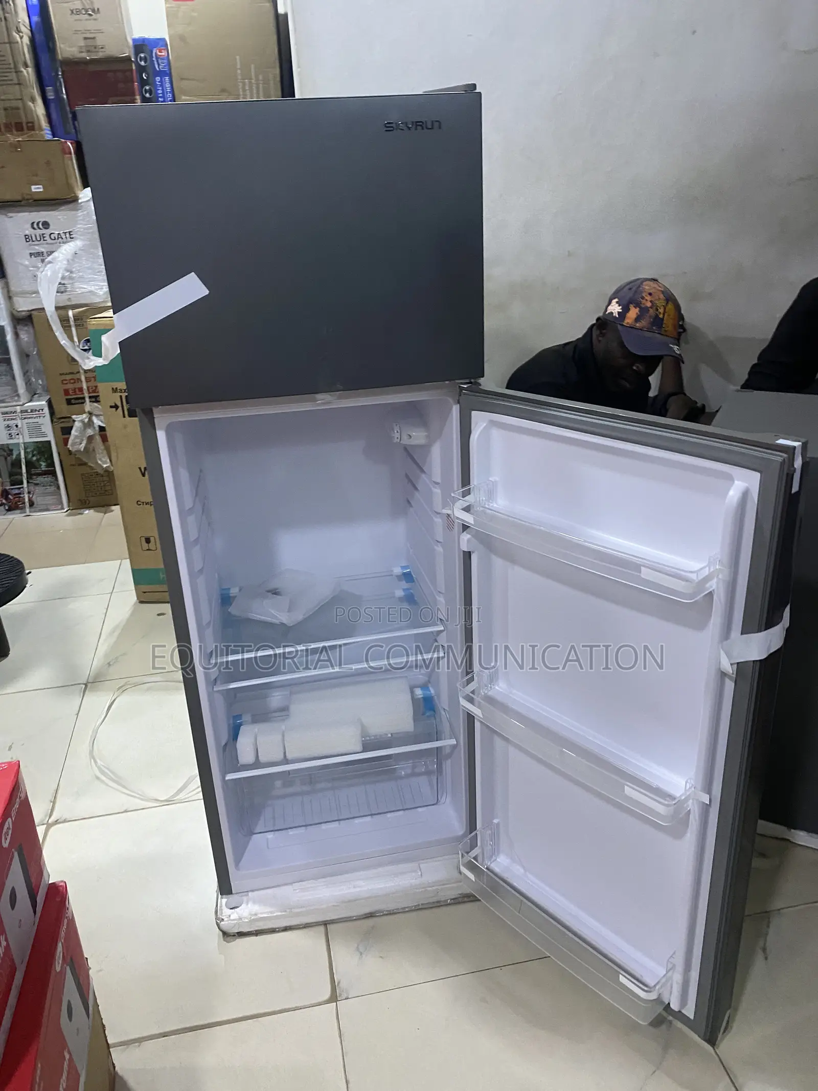 Skyrun BCD-200K 200L Top Freezer Fridge for Fresh Produce Storage ...
