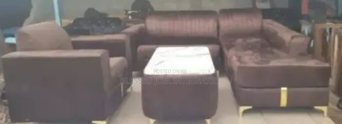 Brown L Shape and Single With Table