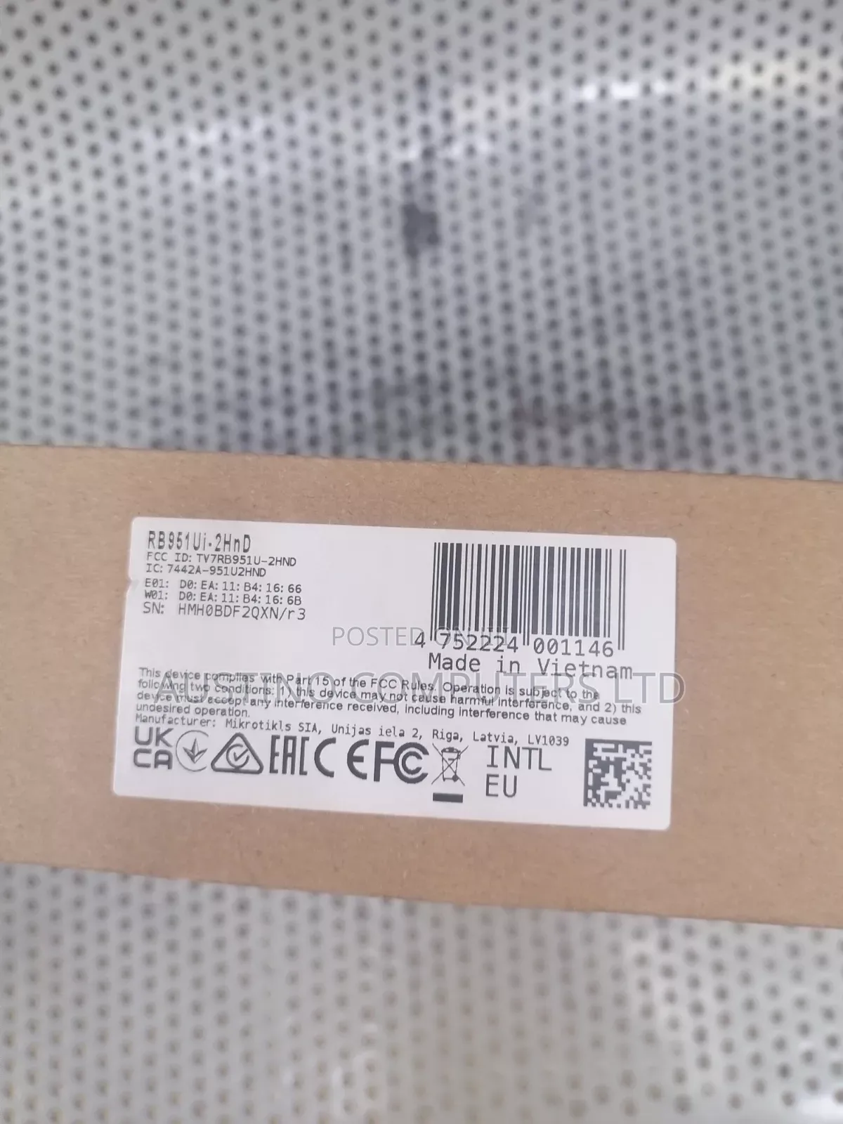 Mikrotik RB951Ui Router