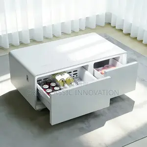 Smart Coffee/ Center Table With Fridge and Freezer