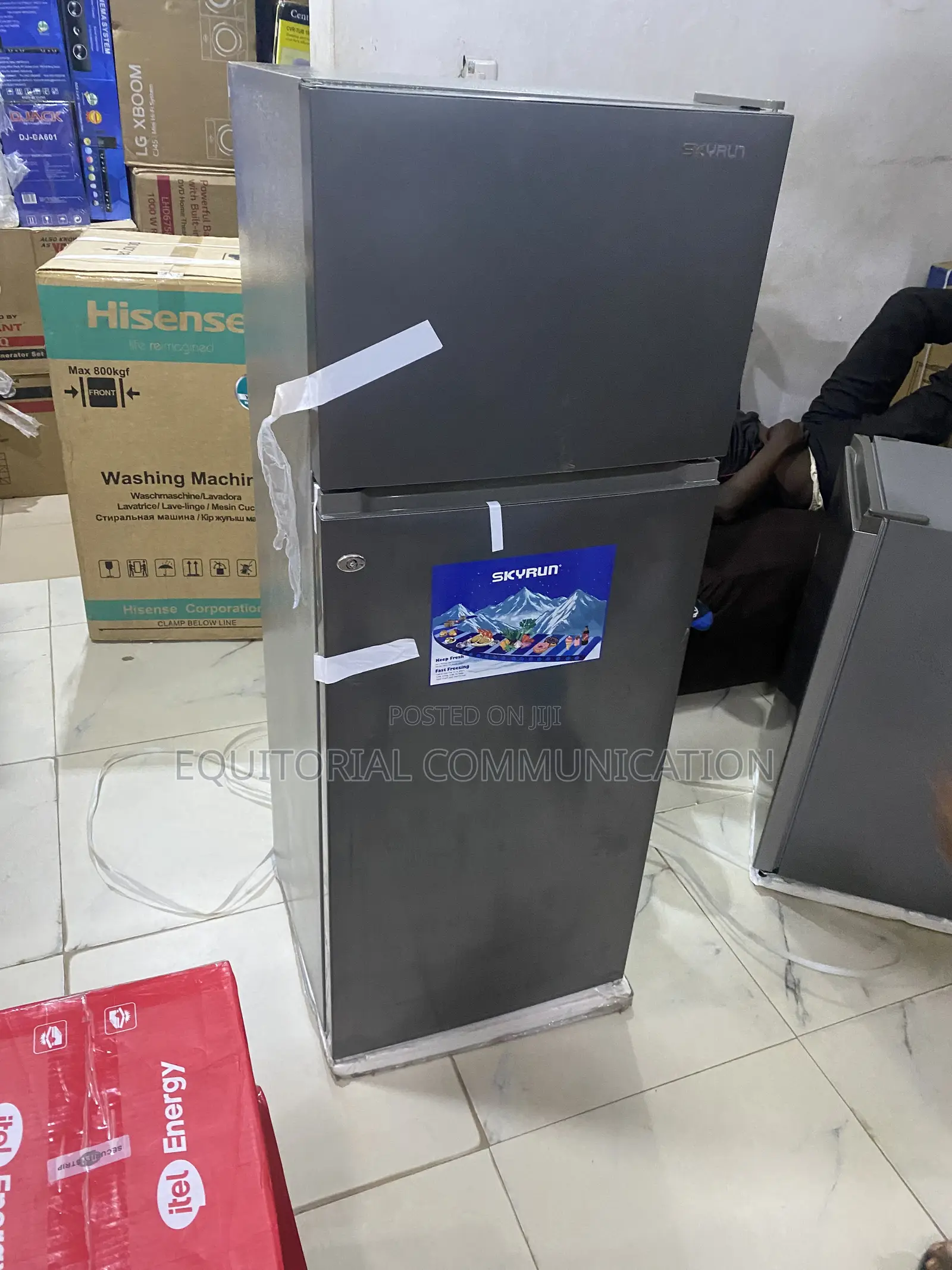 Skyrun BCD-200K 200L Top Freezer Refrigerator for Daily Kitchen Use ...