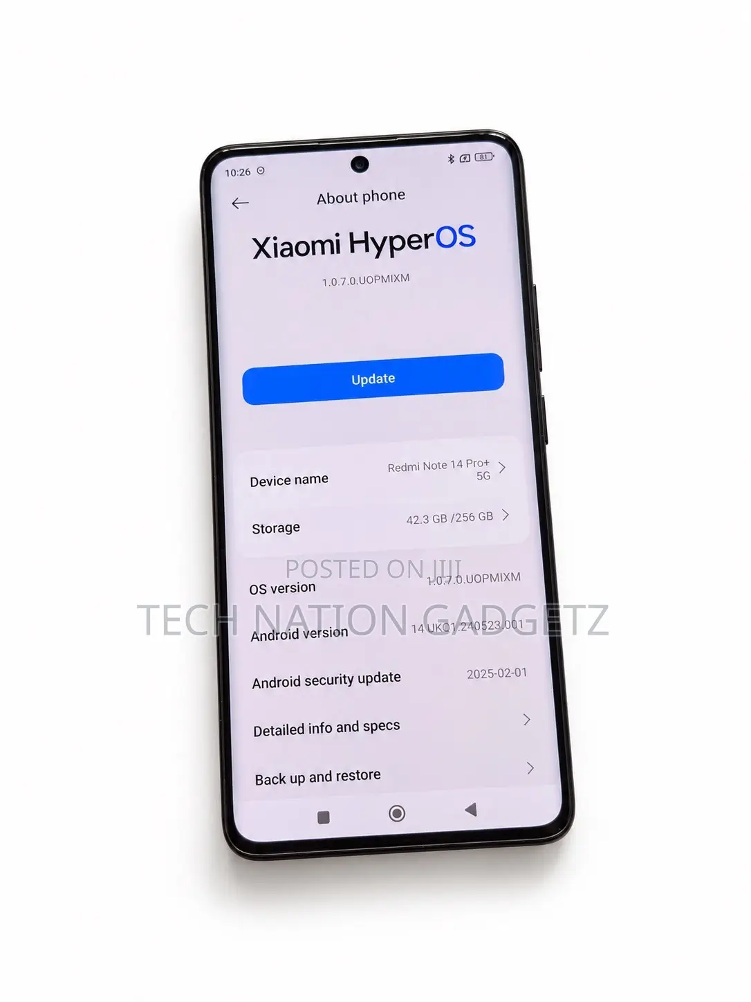 Xiaomi Redmi Note 14 Pro+ 5G 256 GB Black