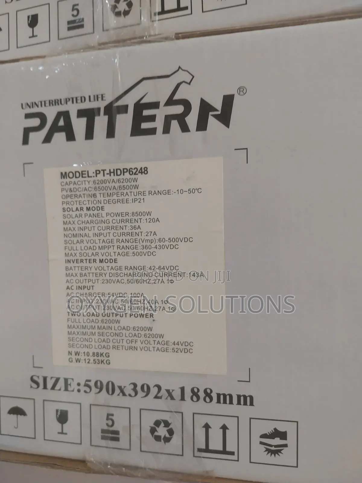 6.2kva 48v Pattern Hybrid Inverter
