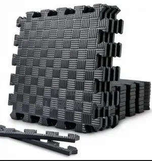 4-in-1 Interlocking Exercise Mat – Protective Fitness Floor Mat