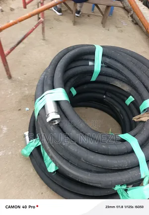 2" Heavy-Duty Black Rubber Industrial Suction