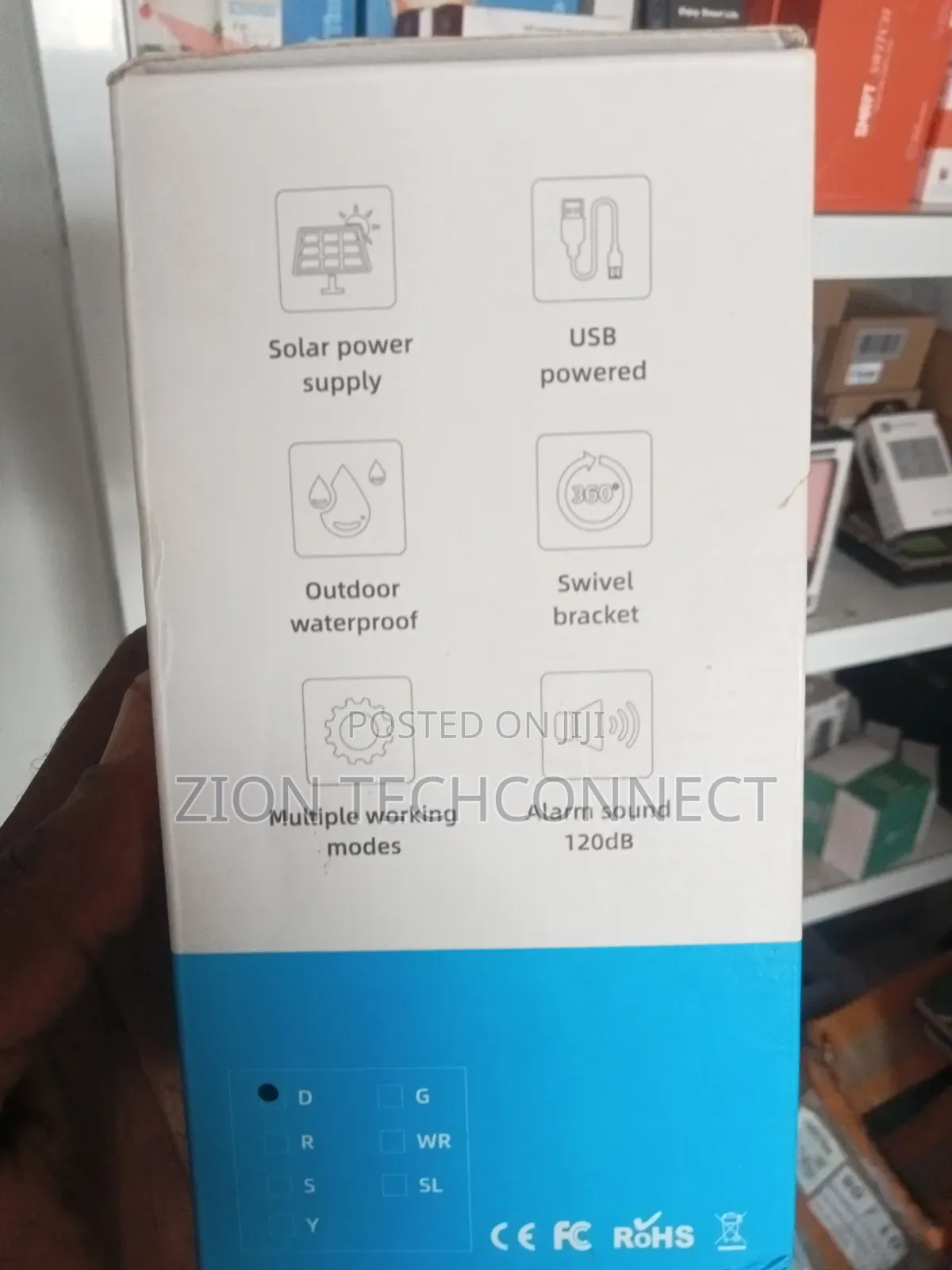 Solar Waterproof Wifi Pir Alarm