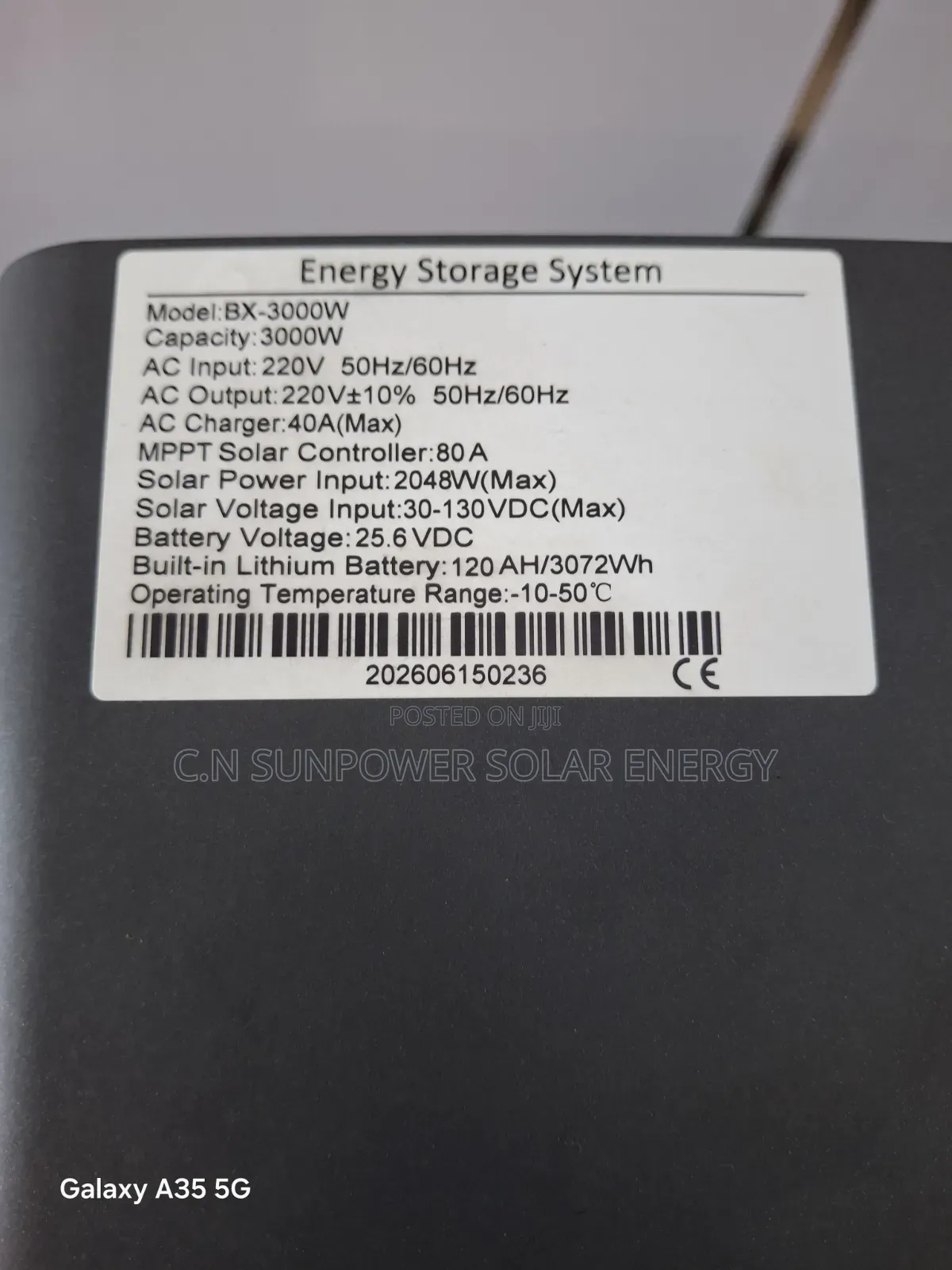3kwh/3000w Blunt Power Portable Generator