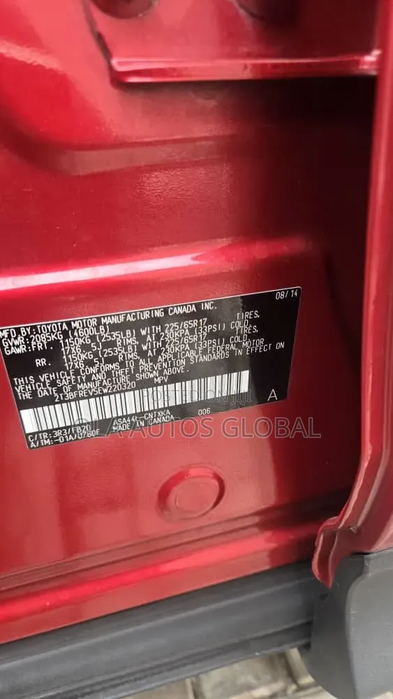 Toyota RAV4 2015 Red