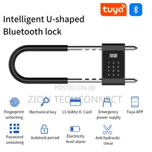 Intelligent U Shaped Padlock for Big Warehouses, Stores, Offices