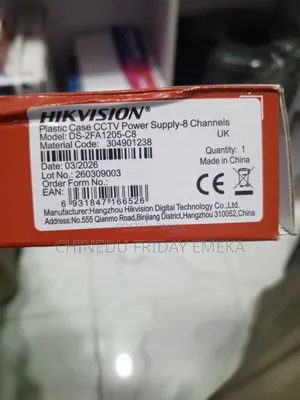 Hikvision 8 Channels Power Supply Box