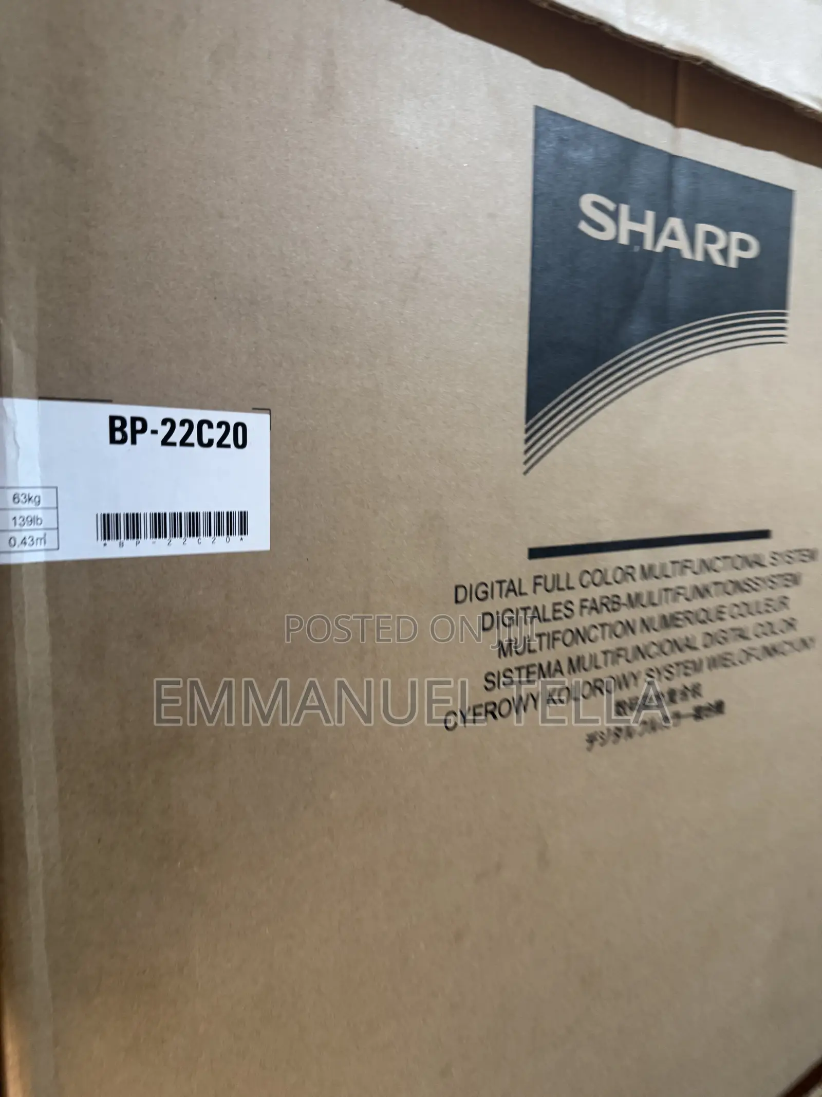 New Sharp 22c20 Copier