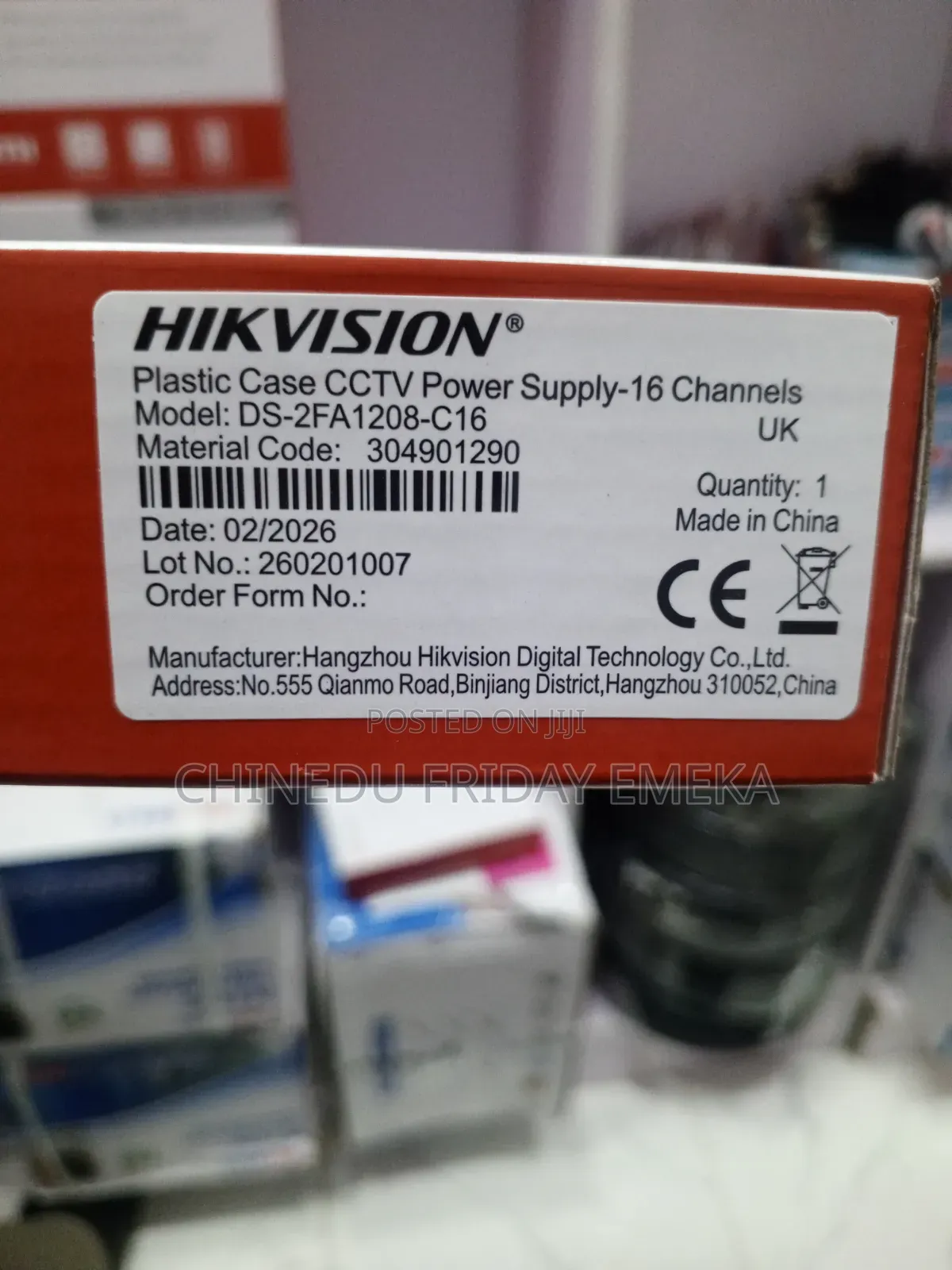 Hikvision 16 Channels Power Supply Box
