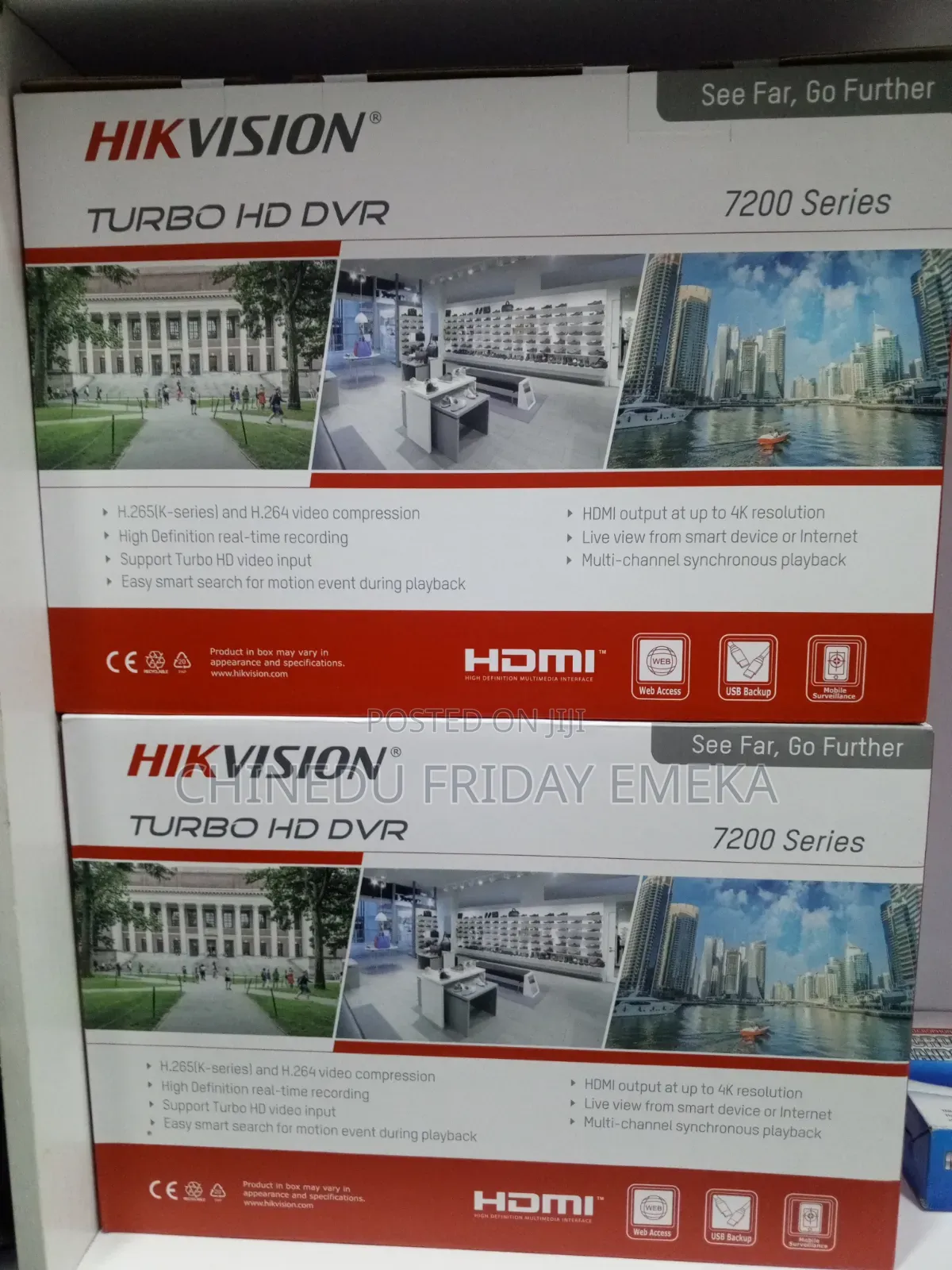 Hikvision 4 Channels DVR 2MP 1080P