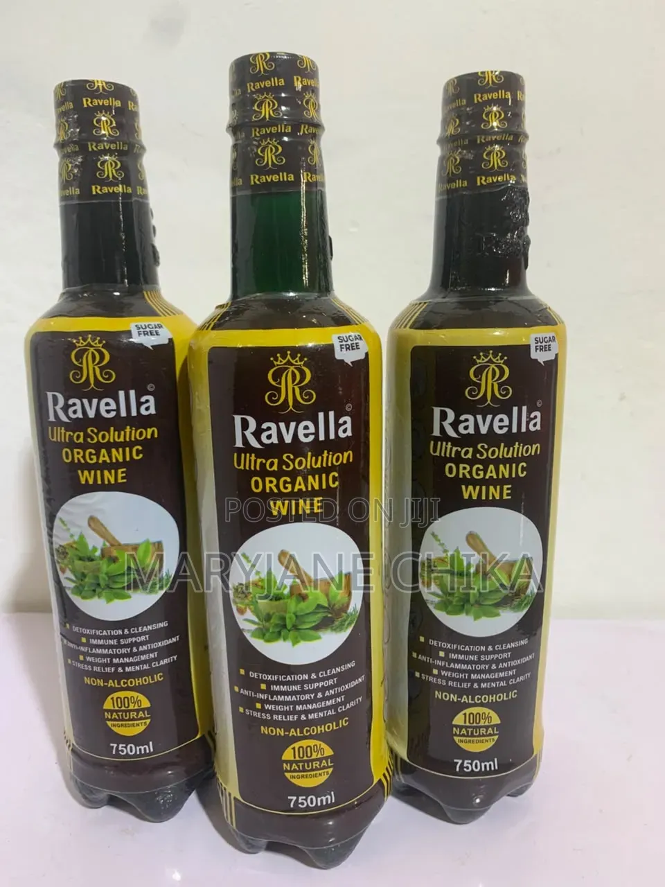 Ravella Ultra Solution Organic 750ml - Sugar Free,