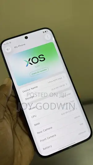 Infinix Note Edge 128 GB Black