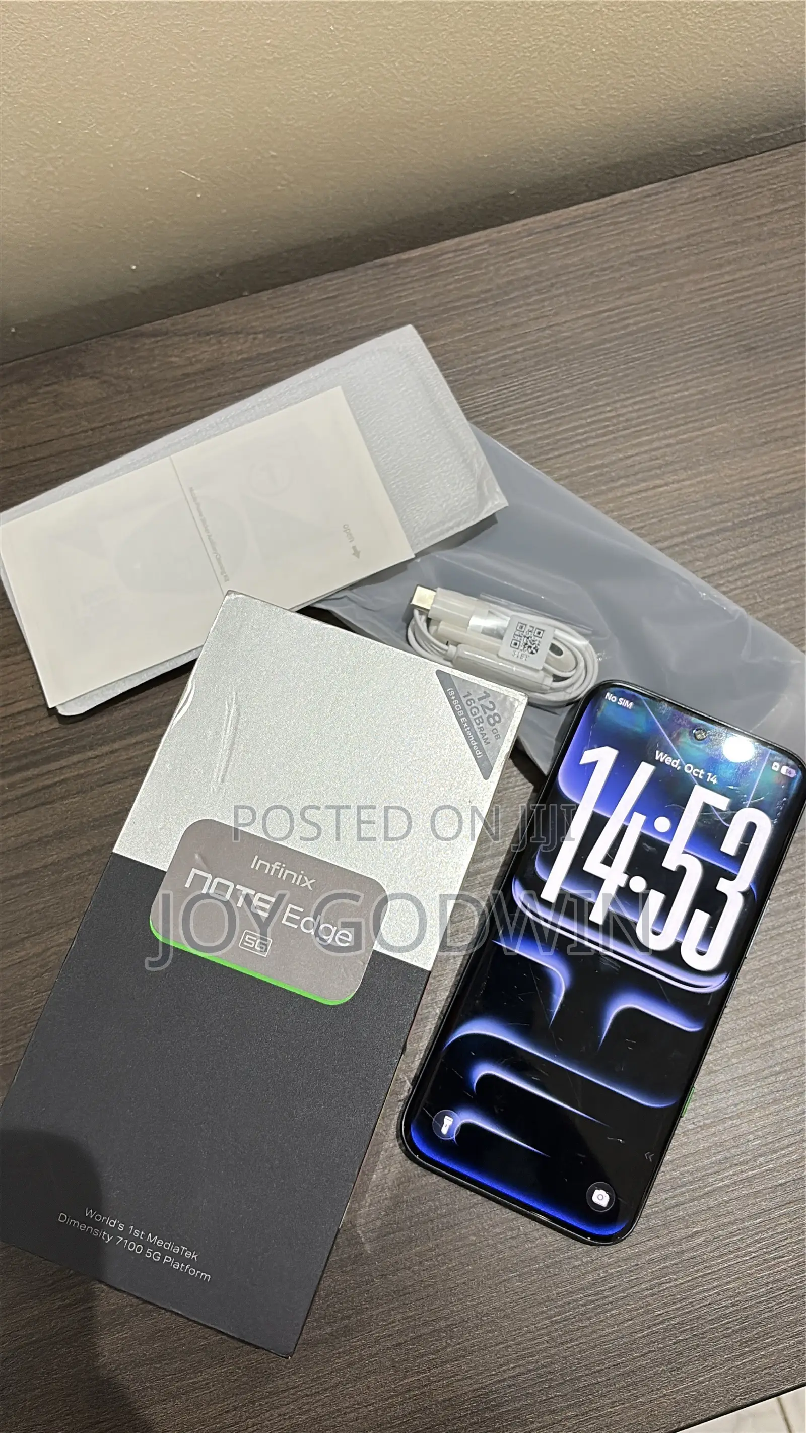 Infinix Note Edge 128 GB Black