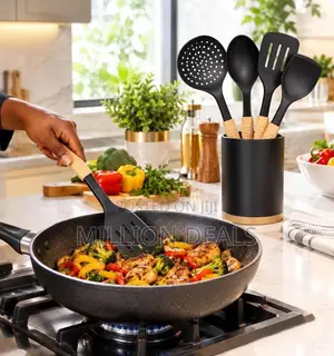 5 Pieces Non- Stick Stylish Cooking Spoons