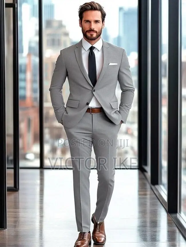 Quality Grey Suit for Men