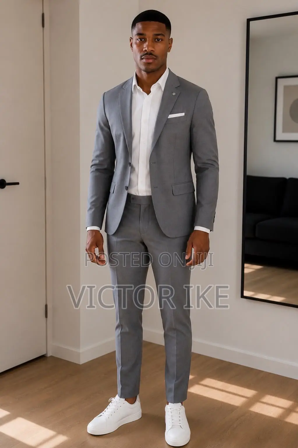 Quality Grey Color Suit