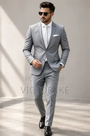 Quality Grey Color Suit