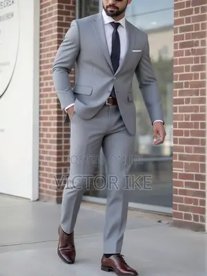 Premium Ash Color Suit