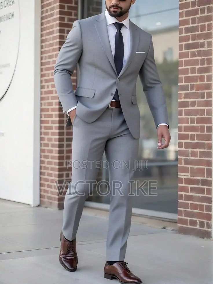 Premium Ash Color Suit