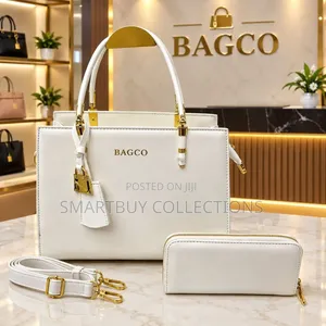 Ladies' Luxury Handbag Set-3 in 1 Bag, Purse & Shoulder Strap