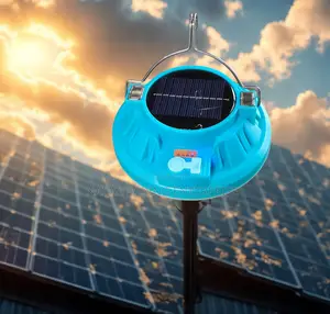 Solar LED Magnetic Camping Rechargeable Hanging Tent Light