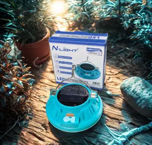 Solar LED Magnetic Camping Rechargeable Hanging Tent Light