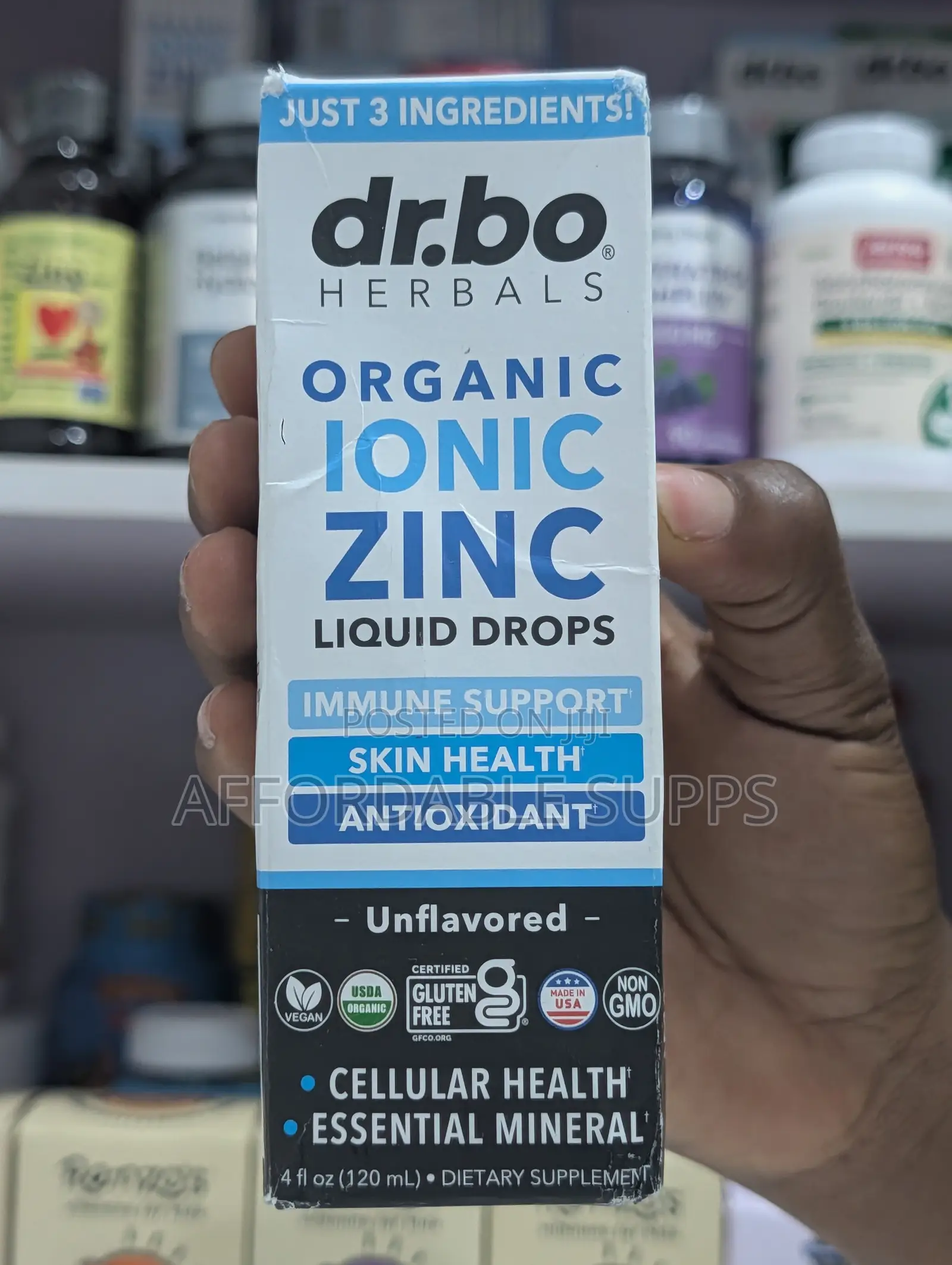 Dr. Bo Organic Ionic Zinc Liquid Drops – Immune Support for Kids