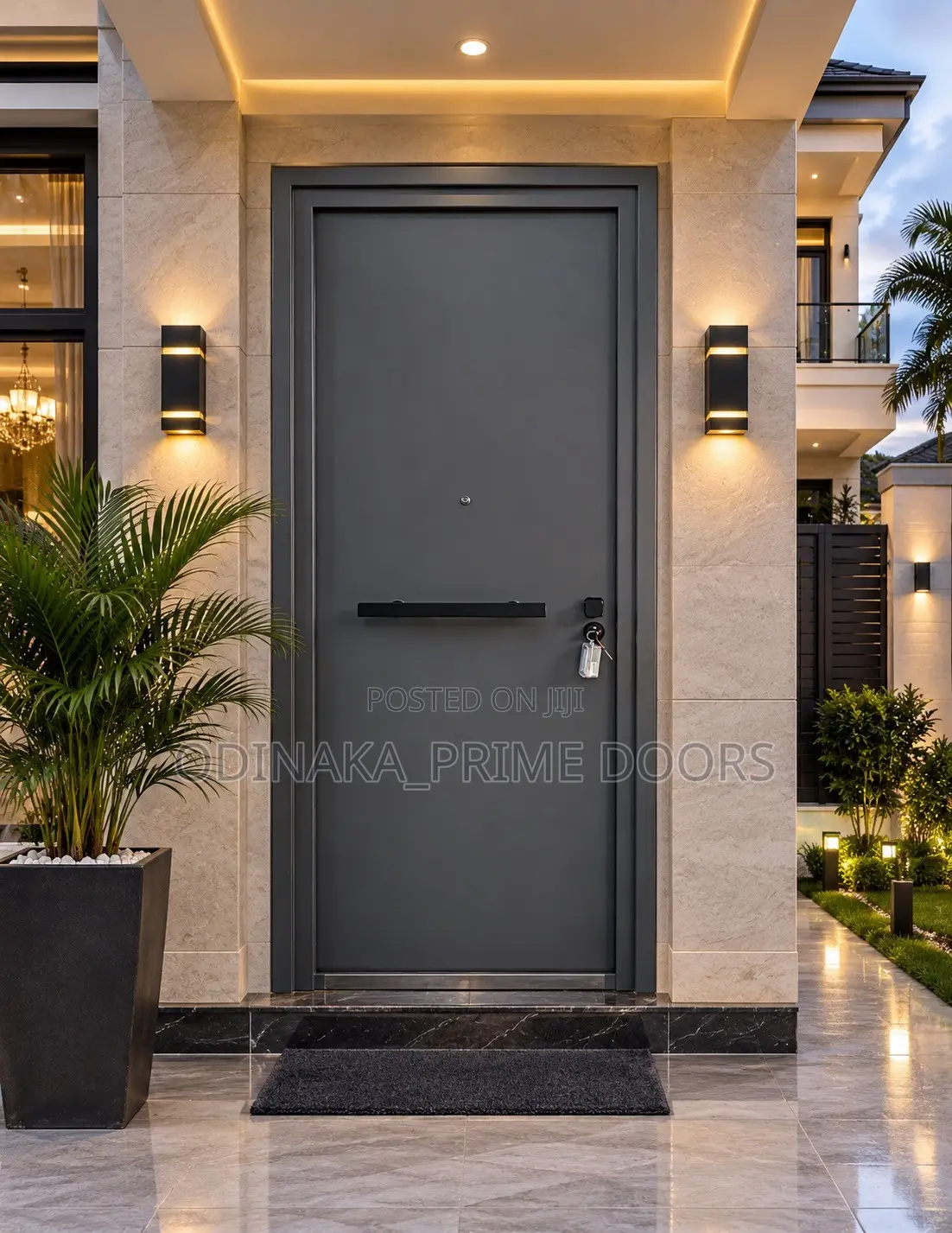 7ft by 3ft Turkish Metal Security Fire Proof Door