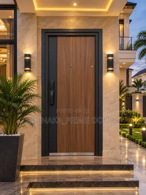 7ft by 3ft Turkish Metal Security Fire Proof Door(brown and Black)