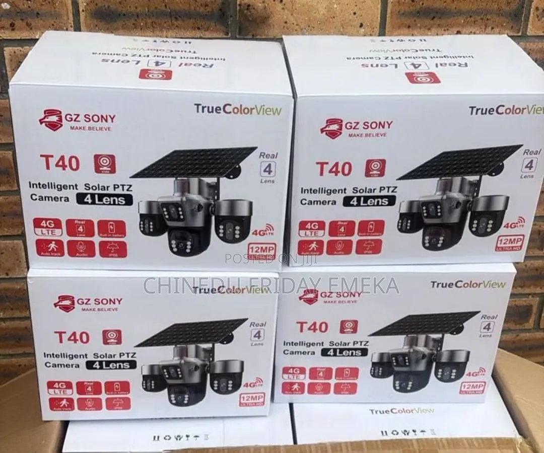 4 Lens V380 Solar Camera T40