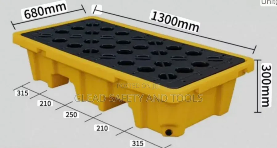 2 Drum Spill Containment Pallet