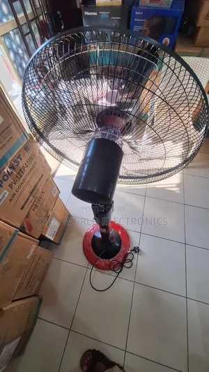 New TORNADO 18"inch Stand Fan (75Watts) Copper  Super Cooling Black