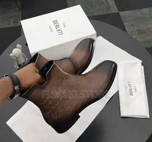 Exclusive Berluti Leather Ankle Boots