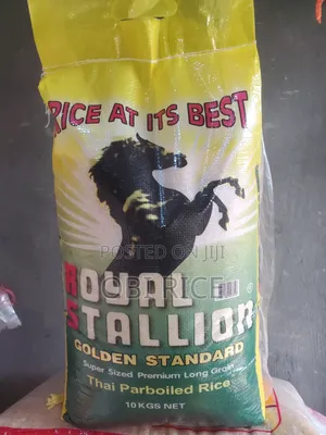 Royal Stallion Golden Standard Rice 10kg – Premium Thai Parboiled Rice