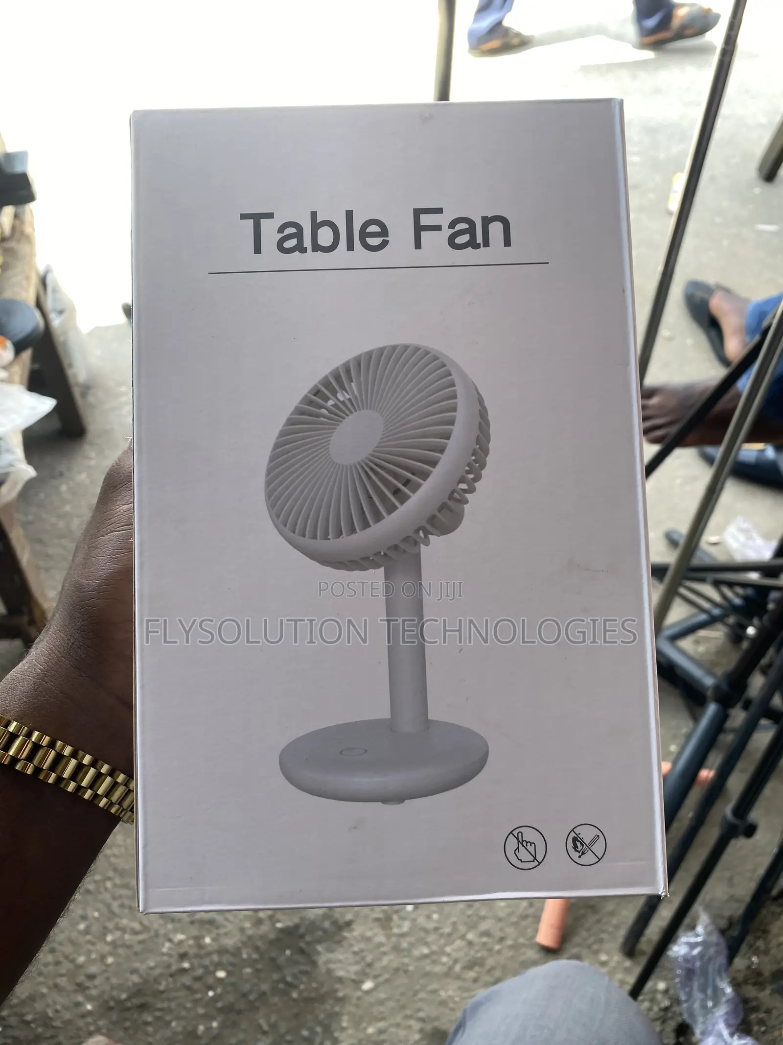 USB Type-C Rechargeable Desktop Desktop Table Fan