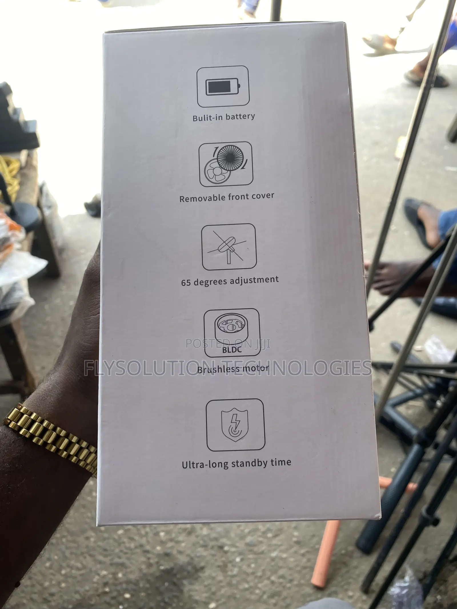 USB Type-C Rechargeable Desktop Desktop Table Fan
