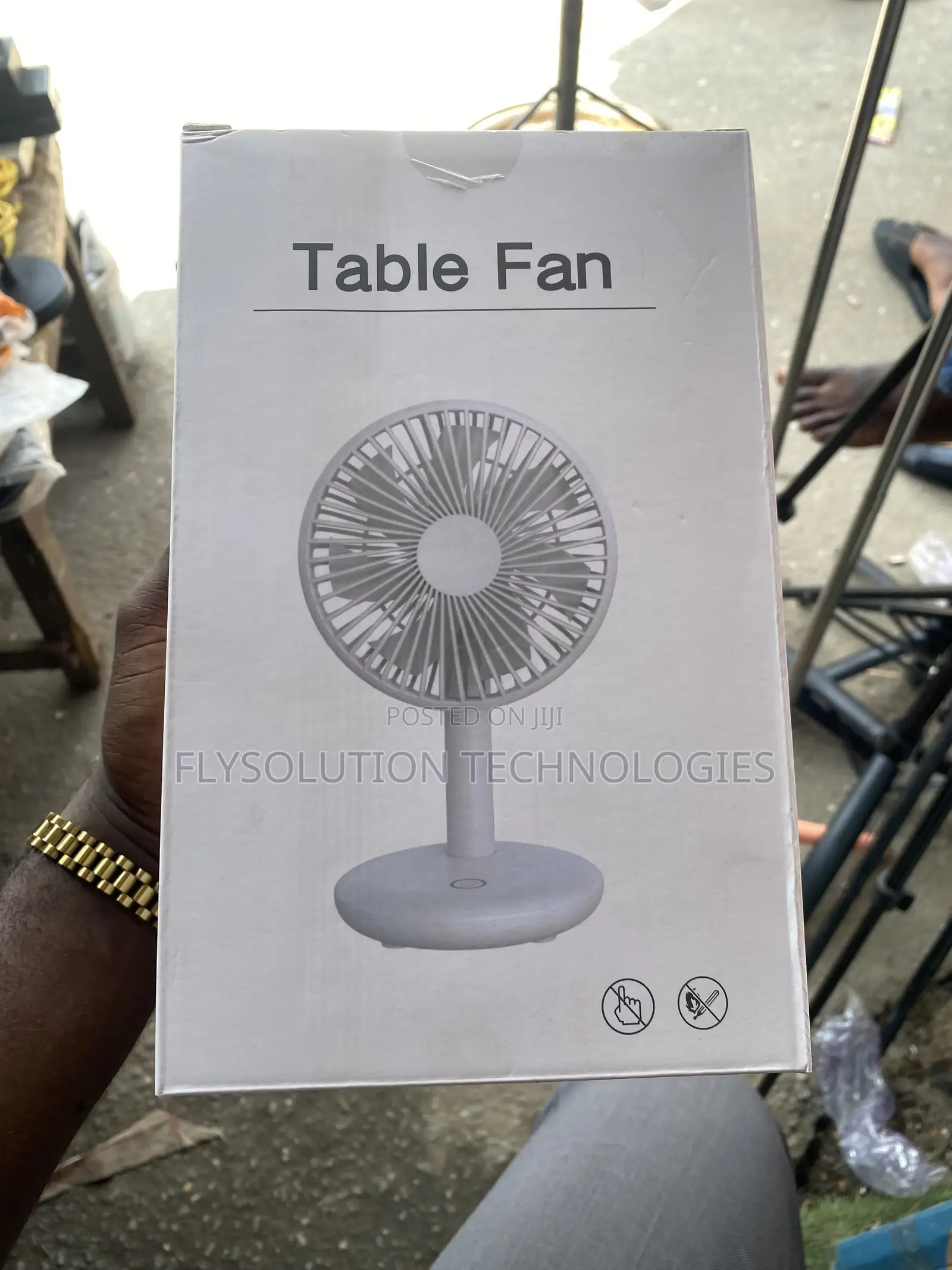 USB Type-C Rechargeable Desktop Desktop Table Fan