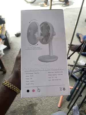 USB Type-C Rechargeable Desktop Desktop Table Fan