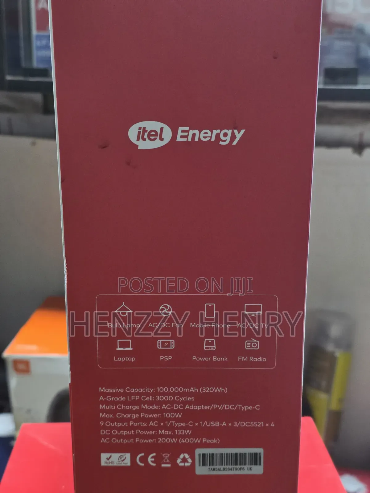 Itel Power GO Pro With AC Socket