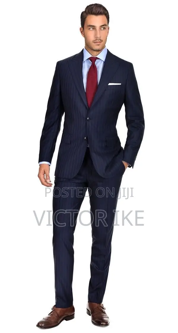 Quality Fitted Blue Suit