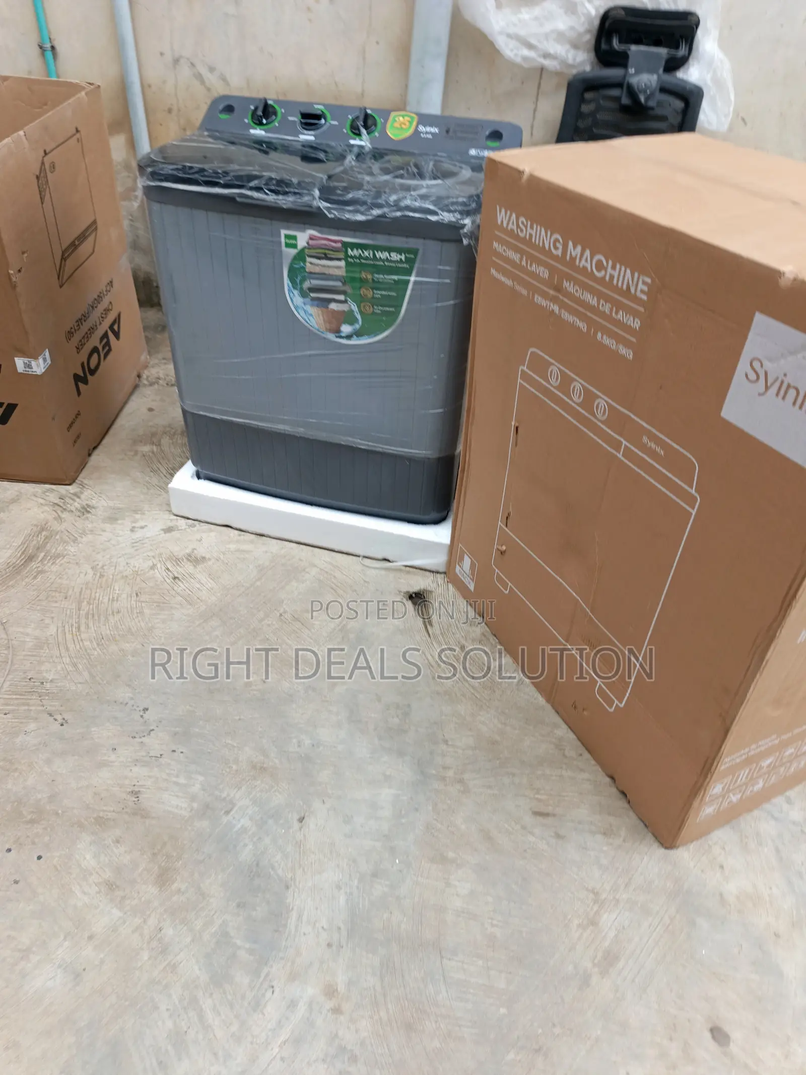 Syinix Semi Automatic Laundry Washer for Modern Homes