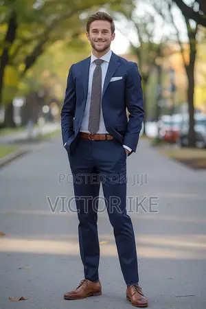 Blue Suitwear Fir Gentlemen