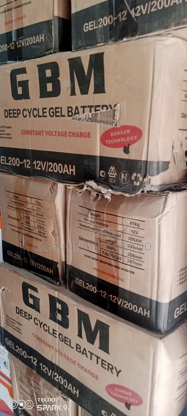 GBM Dry Cell Battery