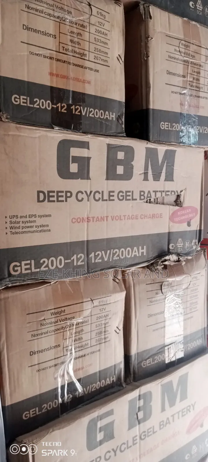 GBM Dry Cell Battery