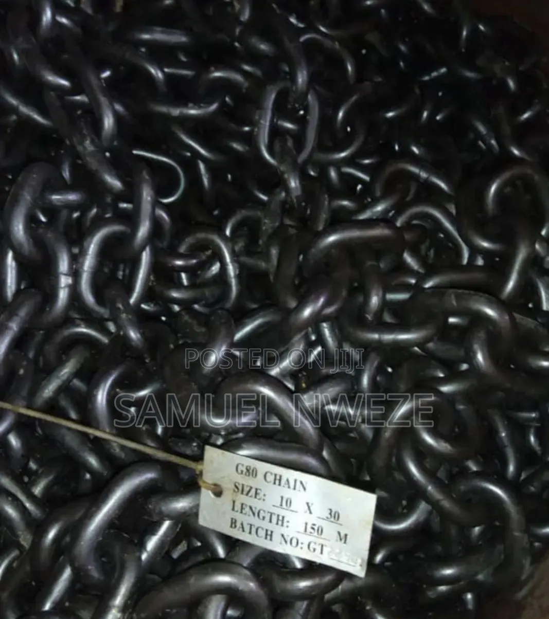 Grade 80 (G80) Alloy Steel Heavy-Duty Chain
