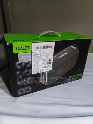 Zealot S85 50watt Deep Bass Bluetooth Speaker Black With Two Mics.